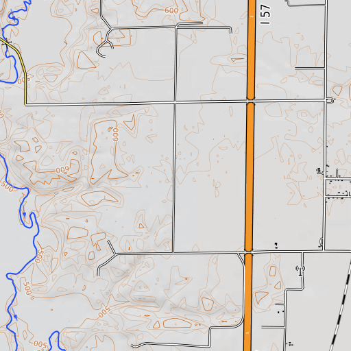 OpenTopoMap map of White School (historical), IL