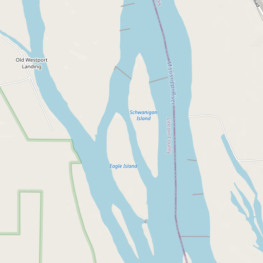 OpenStreetMap map of Gilford Post Light, IL
