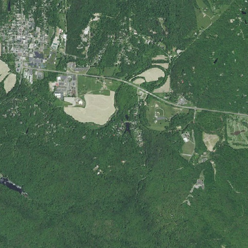 Aerial imagery of Parkview Lake Dam, IN