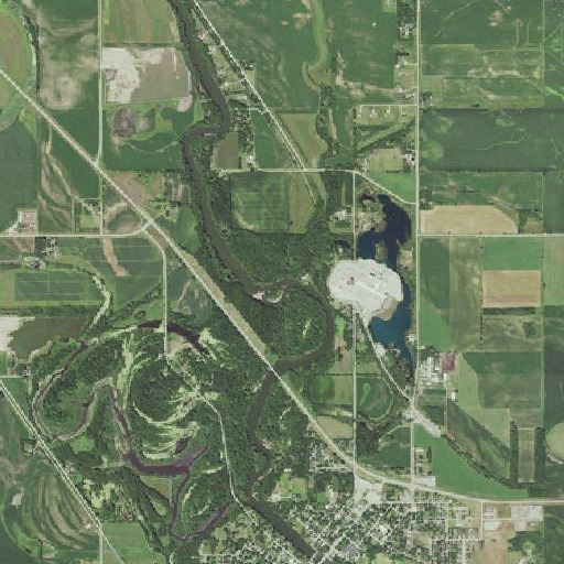Aerial imagery of Curry Creek, IA