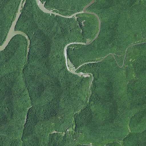Aerial imagery of Buffalo Creek, KY