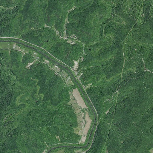 Aerial imagery of Cabin Branch, KY