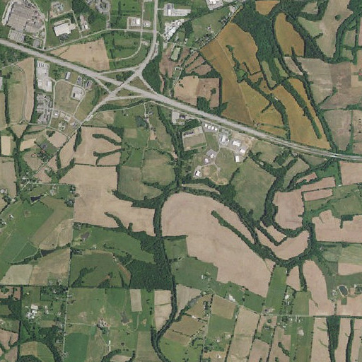 Aerial imagery of Dry Run, KY