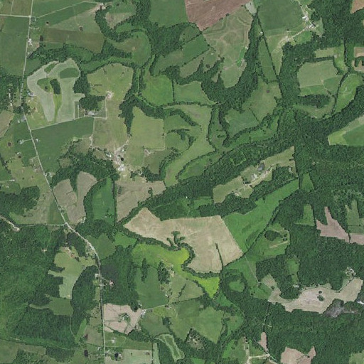 Aerial imagery of Sunfish Creek, KY