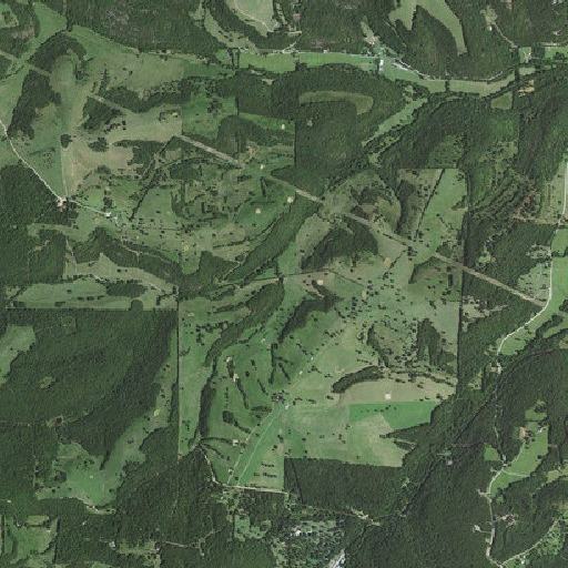 Aerial imagery of Jones Hollow, AR