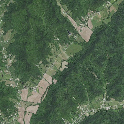Aerial imagery of Clem Branch, KY