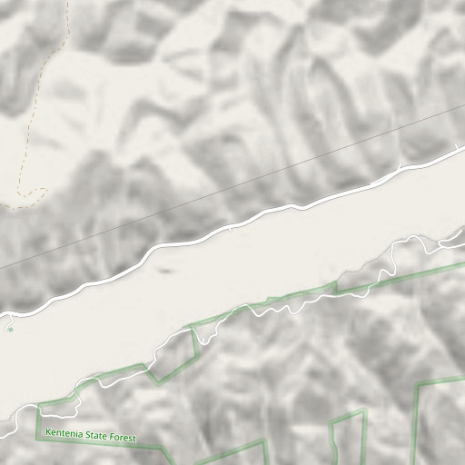 OpenStreetMap map of Pods Branch, KY