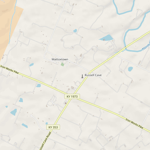 OpenStreetMap map of WLAP-AM (Lexington), KY