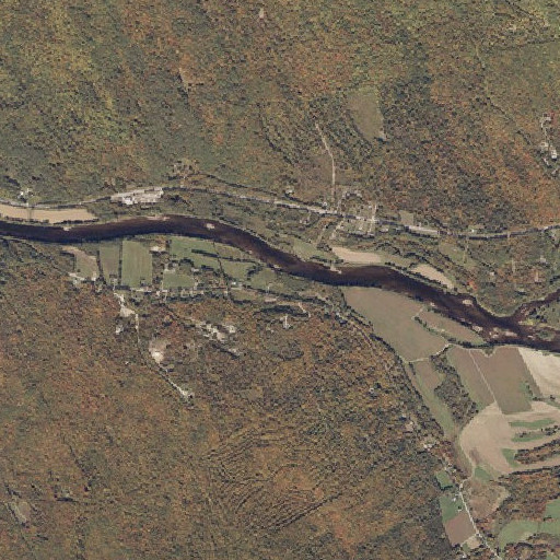 Aerial imagery of Bartlett Cemetery, ME