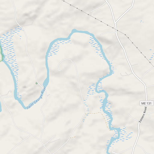 OpenStreetMap map of Vaughan Neck, ME