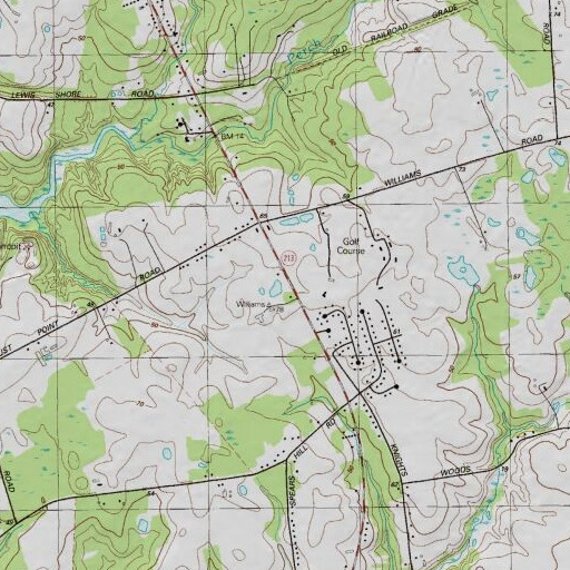 USGS 24K topo map of Hill School (historical), MD