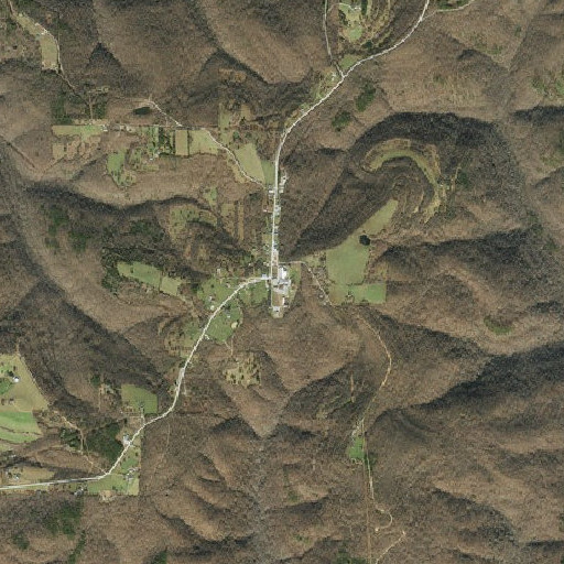 Aerial imagery of Deer Elementary School, AR