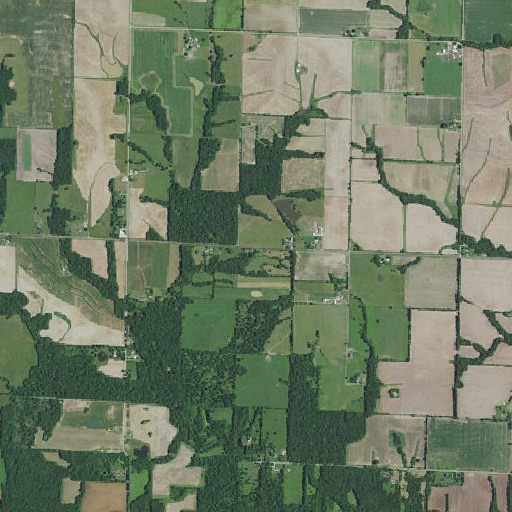 Aerial imagery of Garrison Lake Dam, MO