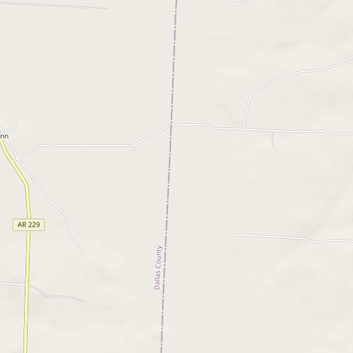 OpenStreetMap map of Lawrence Moro Creek, AR