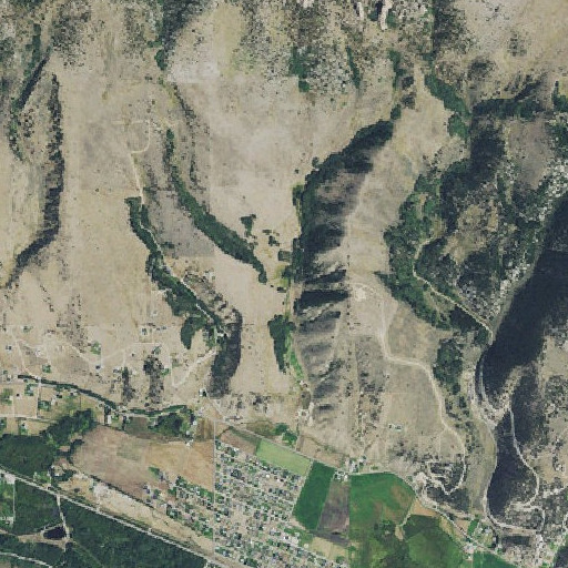 Aerial imagery of Bund Gulch, MT