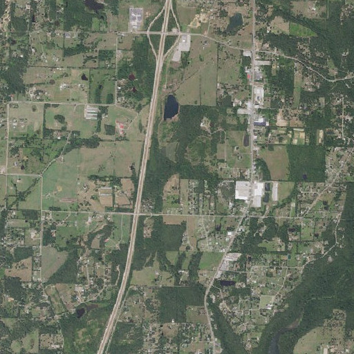 Aerial imagery of Morris Lake, AR