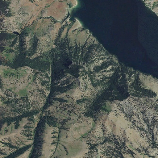 Aerial imagery of Jackson Peak, MT