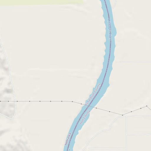 OpenStreetMap map of Cottier Creek, NE