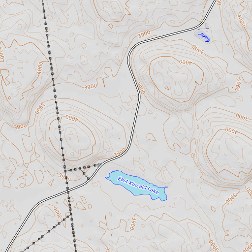 OpenTopoMap map of North Valley, NE