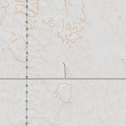 OpenTopoMap map of Nowak Ranch, NE