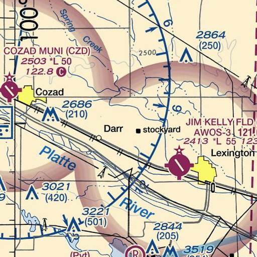 FAA VFR chart of School Number 16, NE