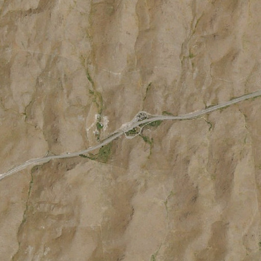 Aerial imagery of Highway Spring, NV
