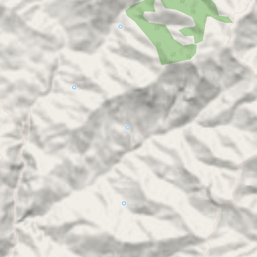 OpenStreetMap map of Negro Spring, AZ
