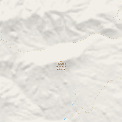 OpenStreetMap map of Tabletop Mountain, NV
