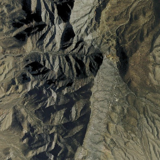 Aerial imagery of Tempiute Mountain, NV