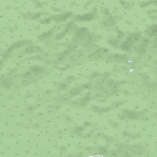 OpenStreetMap map of Upper Meloy Summit, NV