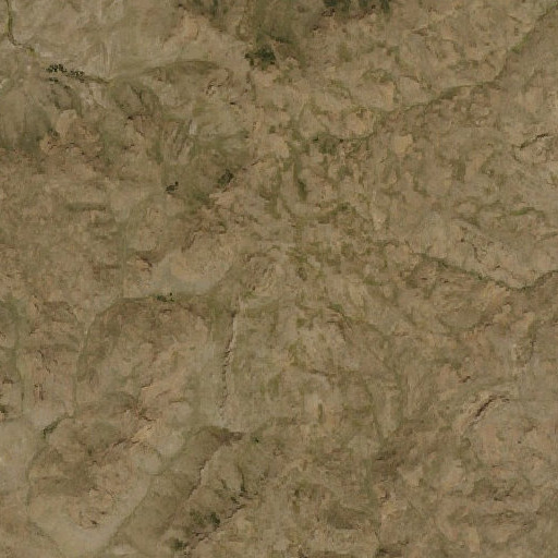 Aerial imagery of Wild Horse Mountain, NV