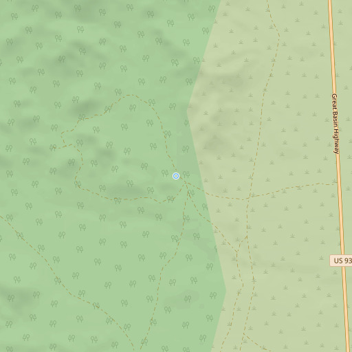 OpenStreetMap map of Wildhorse Spring, NV