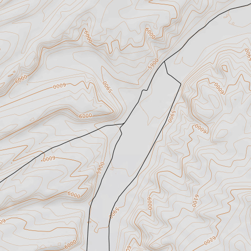 OpenTopoMap map of Wilkins, NV