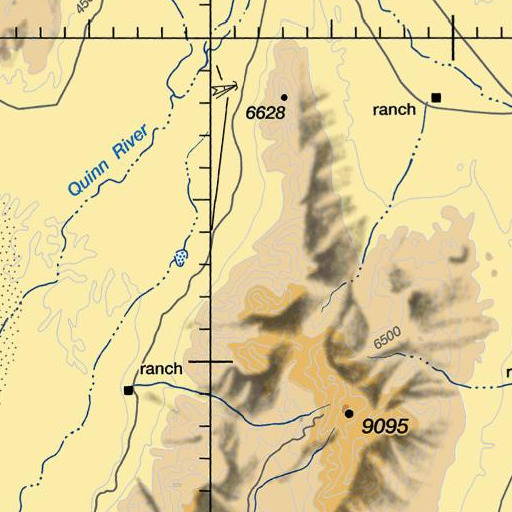 FAA VFR chart of Willow Springs, NV