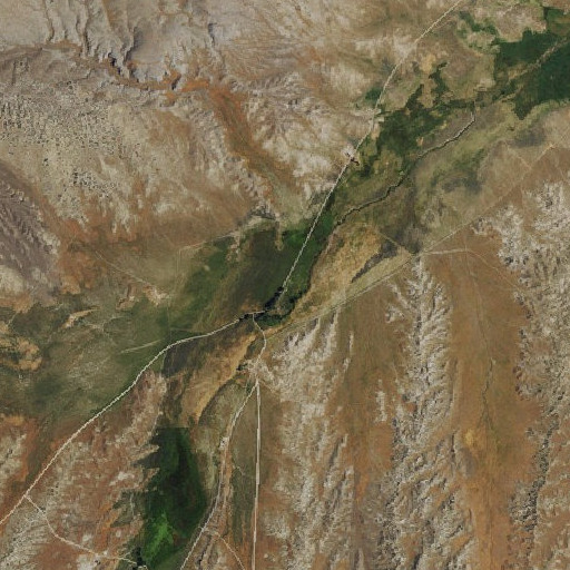 Aerial imagery of Georgetta Ranch, NV