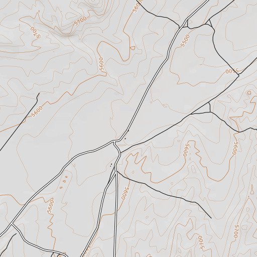 OpenTopoMap map of Georgetta Ranch, NV