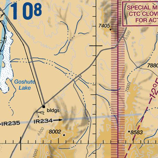 FAA VFR chart of North Creek, NV