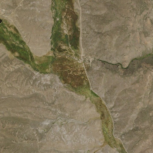 Aerial imagery of Evans Flat, NV