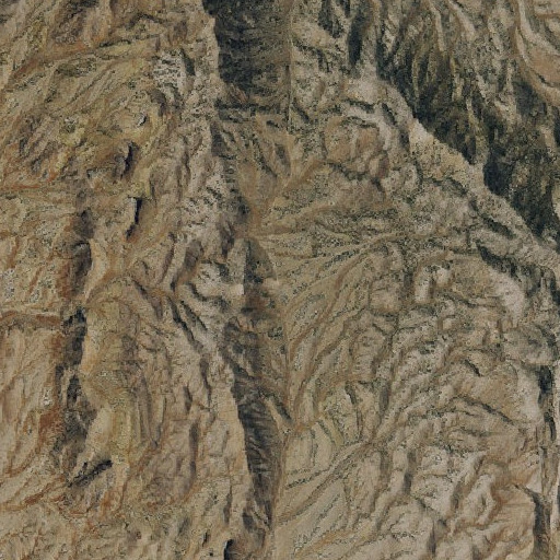 Aerial imagery of Red Hills Pass, NV