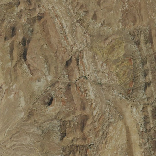 Aerial imagery of Modes Spring, NV
