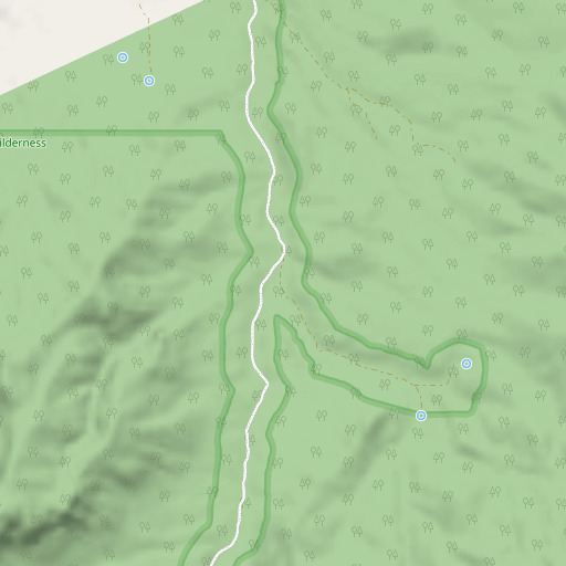 OpenStreetMap map of Burnt Canyon, NV