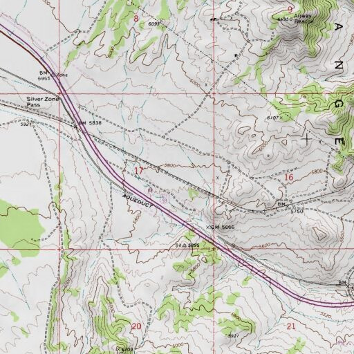 USGS 24K topo map of Arnold, NV