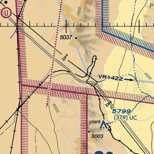 FAA VFR chart of Arnold, NV