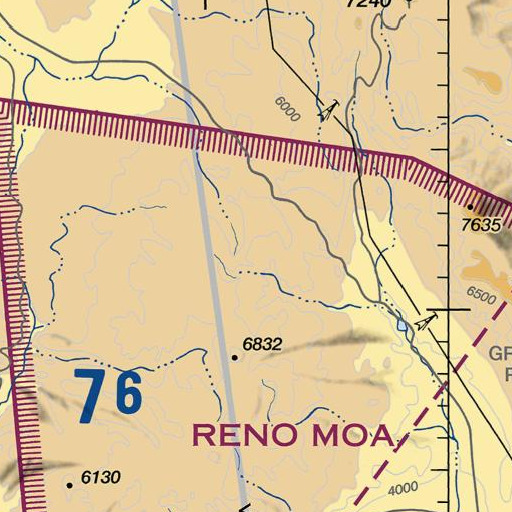 FAA VFR chart of Trail Spring, NV