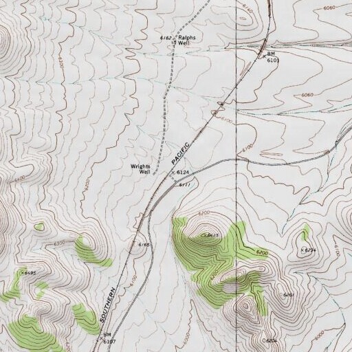 USGS 24K topo map of Anthony, NV