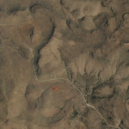 Aerial imagery of Upper Post Corral Spring, NV