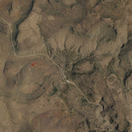 Aerial imagery of Lower Post Corral Spring, NV