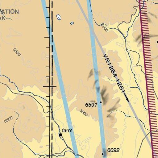 FAA VFR chart of Sage Hen Spring, NV