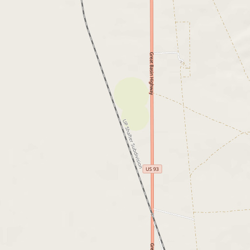 OpenStreetMap map of Boaz (historical), NV