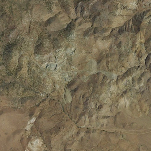 Aerial imagery of Olinghouse Mine, NV